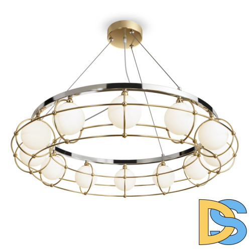 Подвесная люстра Maytoni Carcass MOD312PL-12GCH