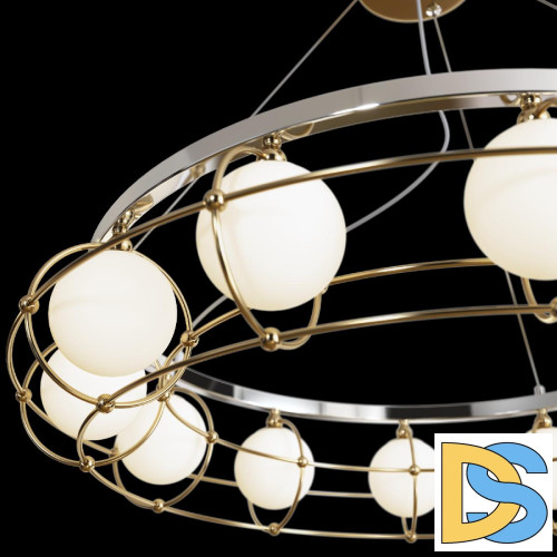 Подвесная люстра Maytoni Carcass MOD312PL-12GCH