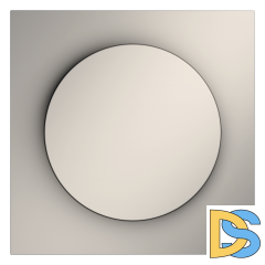 Накладка для светорегулятора поворотно-нажимного, S70 (кашемир)