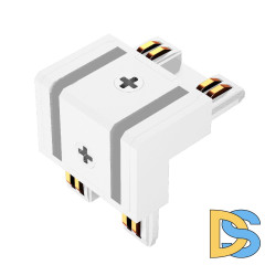 Коннектор угловой Arlight MAG-VIBE-CON-L90-INT-POWER (WH, внутренний) 044507