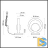 Настольная лампа Odeon Light Hightech Saturn 5443/1T