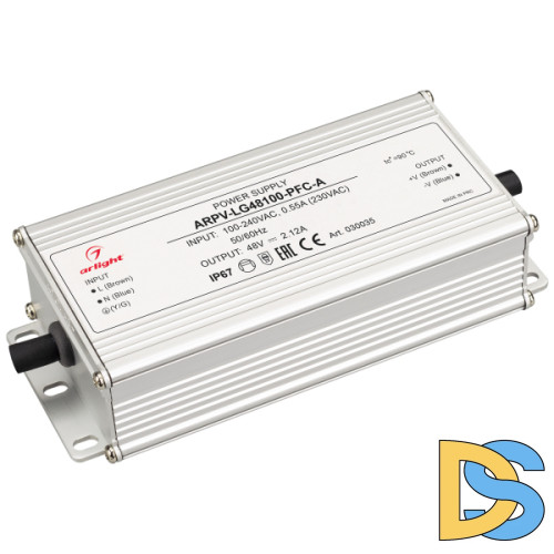 Блок питания Arlight ARPV-LG48100-PFC-A 48V 2.12A 100W IP67 030035