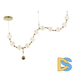 Подвесная люстра DeLight Collection Elliot Diamante MD20001012-11A gold