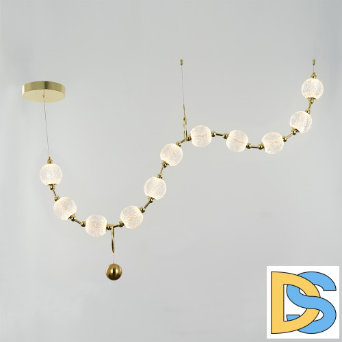 Подвесная люстра DeLight Collection Elliot Diamante MD20001012-11A gold
