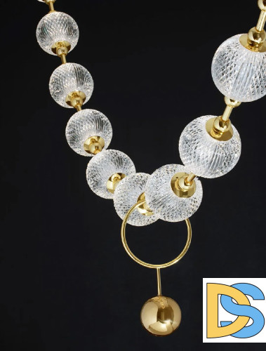 Подвесная люстра DeLight Collection Elliot Diamante MD20001012-11A gold