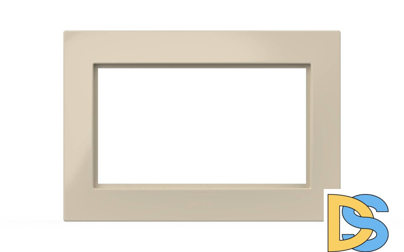 Рамка для двухместной розетки с заземлением ELBI Vega 510-010300-907