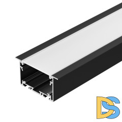 Алюминиевый профиль Arlight S2-Linia69-F-2500 Seamless Black 033534