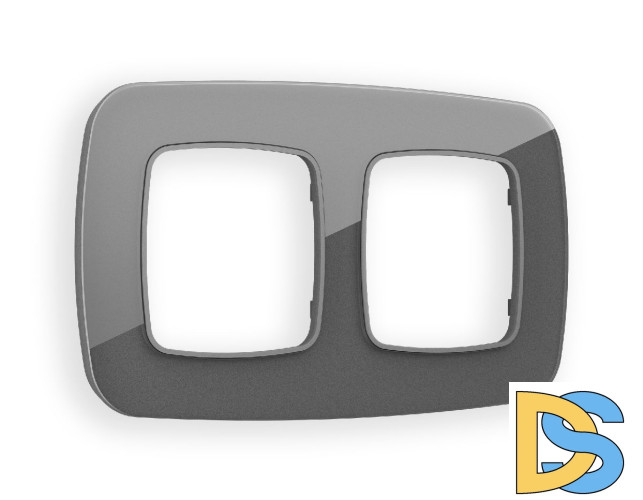 Рамка двухместная Ambrella Volt Radian OF320652