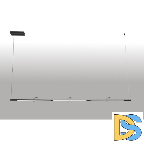 Подвесной светодиодный светильник Crystal Lux Largo SP33W L1770 Black