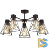 Потолочная люстра Eurosvet Trappola 70107/5 черный