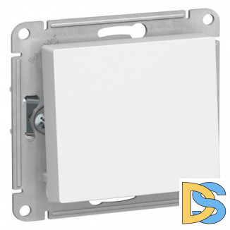 Выключатель 1-клавишный, перекрестный (с трех мест), Белый, серия Atlas Design, Schneider Electric