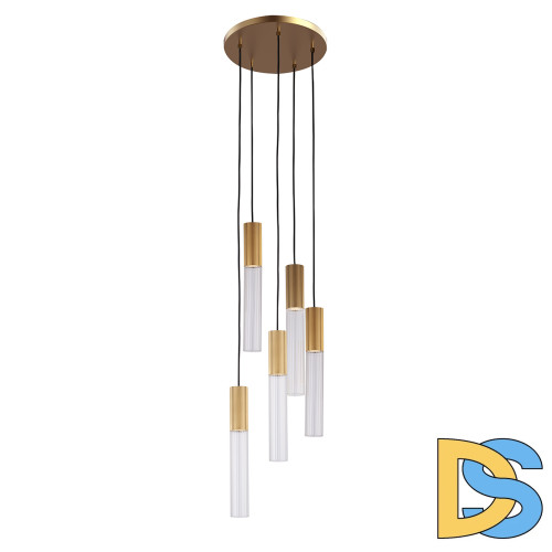 Подвесной светильник Delight Collection Flume MD2045-5A ant.brass