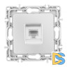Розетка RJ45 Arte Milano 217.45-1.silver
