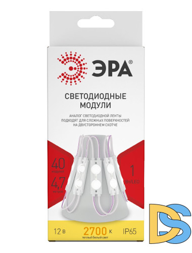 Светодиодный модуль Эра MZ2835-02-12V-2835-IP65-5m-2700 Б0044170