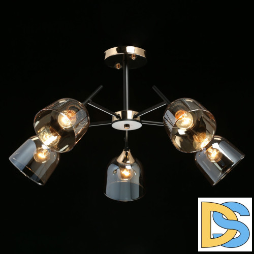 Люстра на штанге De Markt City Альфа 324017005