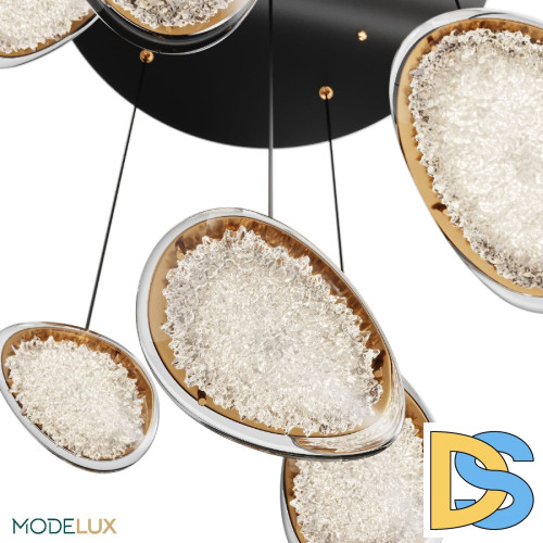 Каскадная люстра Modestyle MS.2326.7 BK