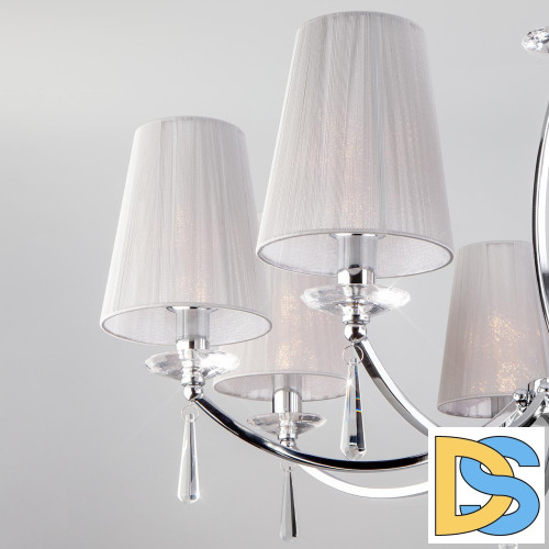 Подвесная люстра Eurosvet Valery 60079/8 хром