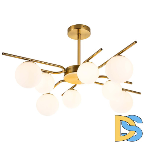 Люстра на штанге Escada Sphere 642/8P Brass