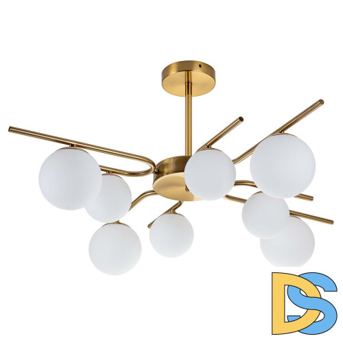 Люстра на штанге Escada Sphere 642/8P Brass