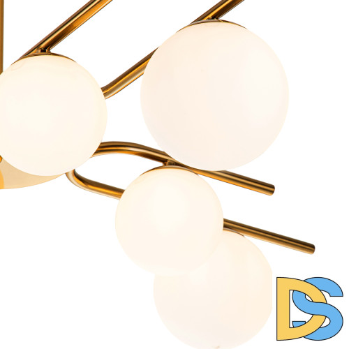 Люстра на штанге Escada Sphere 642/8P Brass