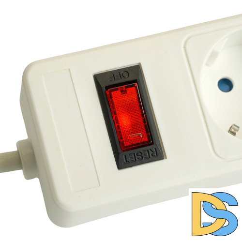 Сетевой фильтр 4-местный с/з Stekker Optima HM20-41-05 50091