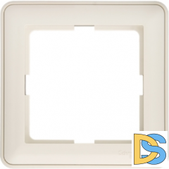 Рамка 1 пост Wessen 59 слоновая кость