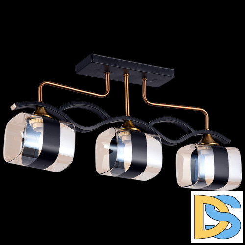 Потолочная люстра Reluce 72106-0.3-03 BK+GAB