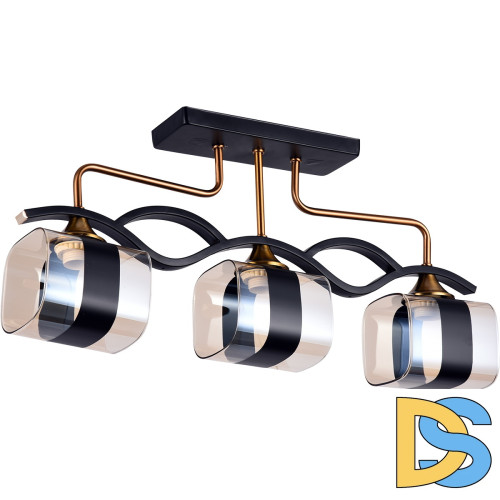 Потолочная люстра Reluce 72106-0.3-03 BK+GAB