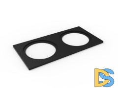 Рамка двойная SWG PRO MINI-COMBO-S2-BL 010300