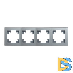 Рамка горизонтальная 4-местная Stekker Катрин 39534