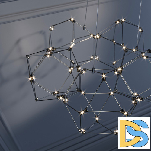 Подвесной светильник Eurosvet Uma 90169/5 черный жемчуг a061150