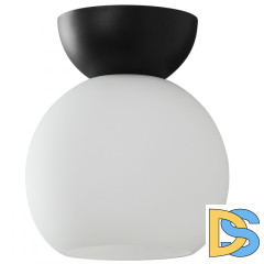 Потолочный светильник iLamp Mono C6079-1 BK+WH