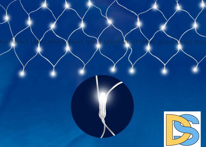 Светодиодная сетка (07937) Uniel 220V белый ULD-N2520-240/STA White IP20