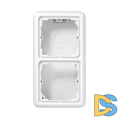 Коробка двухместная Jung CD582AWW