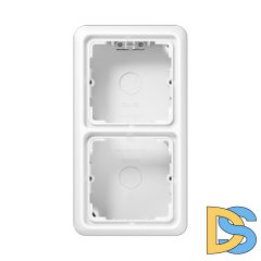 Коробка двухместная Jung CD582AWW