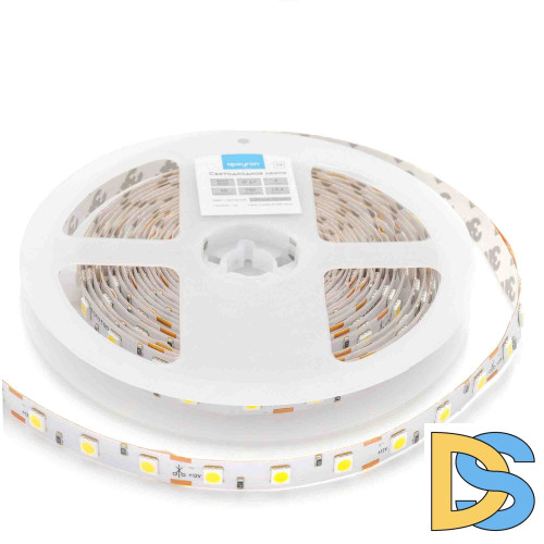 Светодиодная лента Apeyron 12В СТ 14,4Вт/м smd5050 60д/м IP67 (НАНО) 700Лм/м 5м 3000К 00-74