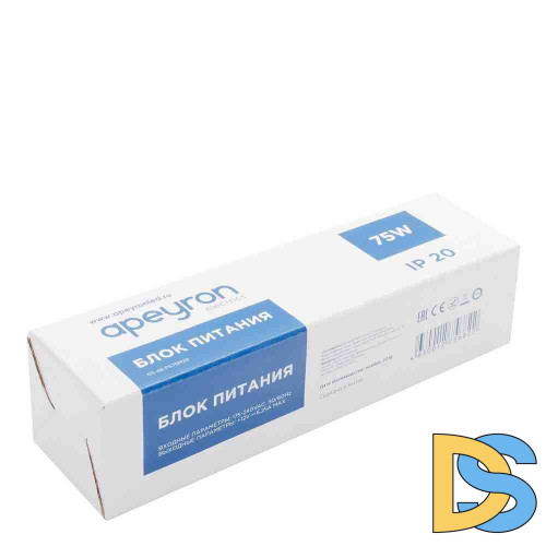 Блок питания Apeyron 12В 75Вт IP20 6,5А 03-48