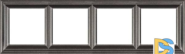 Рамка четырехместная Jung EPD484AN