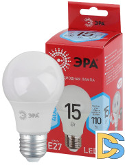 Лампа светодиодная Эра E27 15W 4000K LED A60-15W-840-E27 R Б0046356