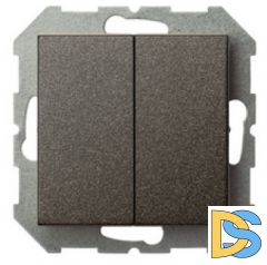 Выключатель Epsilon 2кл. антрацит