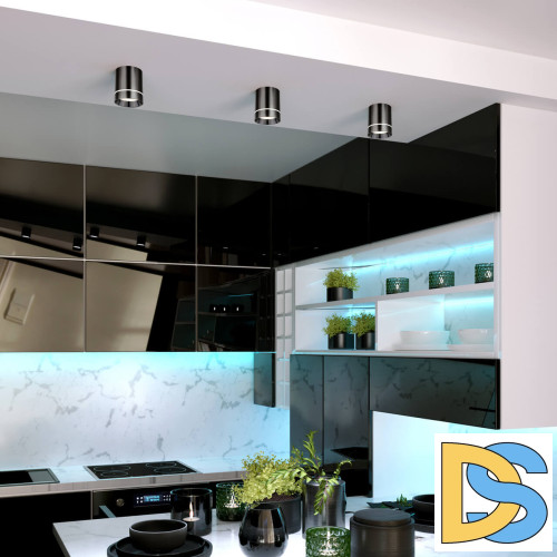 Потолочный светодиодный светильник Elektrostandard Topper DLR021 черный жемчуг 4690389167621