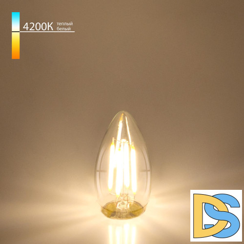 Лампа светодиодная филаментная Elektrostandard BLE2706 E27 9W 4200K прозрачная 4690389151316