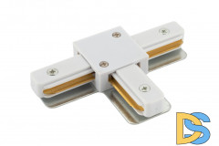Коннектор T-образный Denkirs DK Track White TR1103-WH