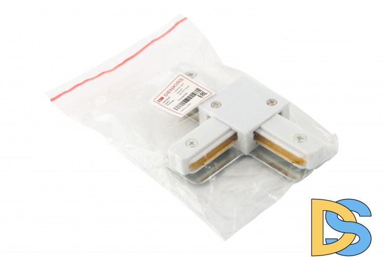 Коннектор T-образный Denkirs DK Track White TR1103-WH