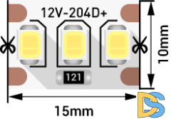 Светодиодная лента SWG SWG2204-12-22-W-М 009457