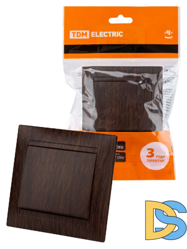 Выключатель одноклавишный Лама TDM Electric SQ1815-0401