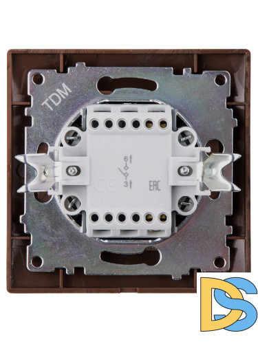 Выключатель одноклавишный Лама TDM Electric SQ1815-0401