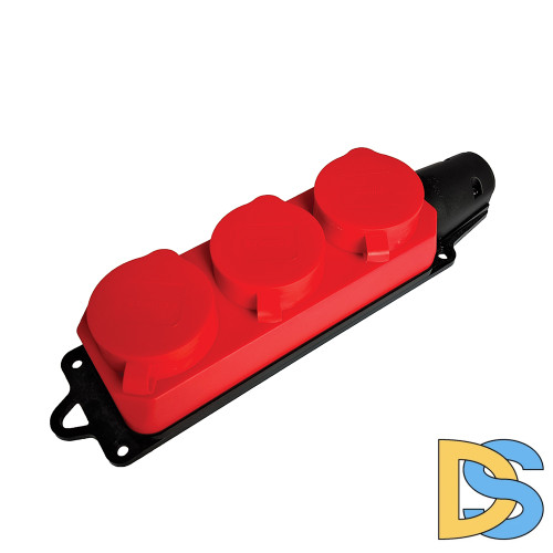 Розетка переносная 3-местная c/з Stekker Одри RST16-23-44-3 49401