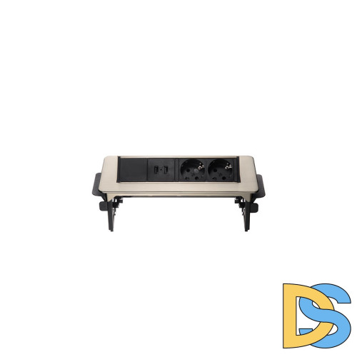 Блок розеток 47 (2 секции и 2 USB) Mebax 00-00000830