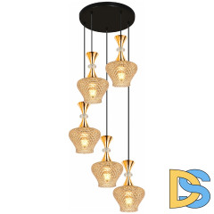 Подвесная люстра Reluce 09004-0.9-05 AMBER